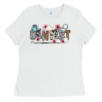 White dentist Ladies Tee - Zillion Design Studio