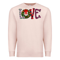 Pale Pink Love Christmas Premium Sweatshirt - Bettercallsaul