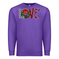 Purple Love Christmas Premium Sweatshirt - Bettercallsaul