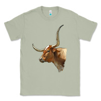 Matcha Texas Longhorn Cow Face Classic Tee - LillyAllenDesigns
