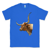 True Royal Texas Longhorn Cow Face Classic Tee - LillyAllenDesigns