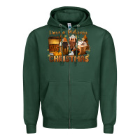 Sports Green have a melanin christmas coffee cups Zipper Hoodie - MaliasSmallBusiness