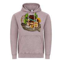 Vintage Zinc cowboy cactus  sunflowers whiskey Vintage Hoodie - AdoDesignShop