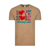 Vintage Coffee love more worry less Vintage Tee - AdoDesignShop
