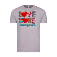Vintage Zinc love more worry less Vintage Tee - AdoDesignShop
