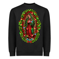 Black our lady of guadalupe christmas Heavyweight Sweatshirt - Jasminsmagicworld