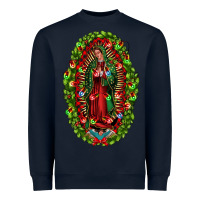 Navy our lady of guadalupe christmas Heavyweight Sweatshirt - Jasminsmagicworld