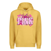 Antique Gold Think pink Premium Hoodie - NancyCooperArtShop