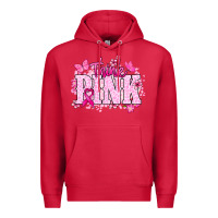 Cardinal Think pink Premium Hoodie - NancyCooperArtShop