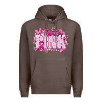 Coffee Think pink Premium Hoodie - NancyCooperArtShop