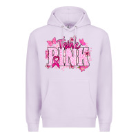 Lilac Think pink Premium Hoodie - NancyCooperArtShop