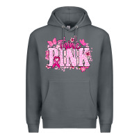 Rock Think pink Premium Hoodie - NancyCooperArtShop