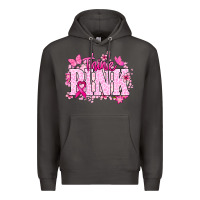 Smoke Think pink Premium Hoodie - NancyCooperArtShop