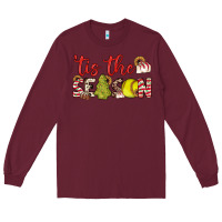 Burgundy tis the season softball little debbie tree cakes Long Sleeve Tee - JahusDesignShop