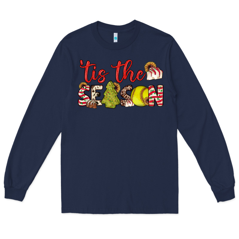 Tis The Season Softball Little Debbie Tree Cakes Long Sleeve Tee by JahusDesignShop | Teevron