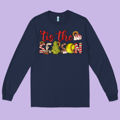 Tis The Season Softball Little Debbie Tree Cakes Long Sleeve Tee Designed By Jahusdesignshop