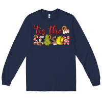 Navy tis the season softball little debbie tree cakes Long Sleeve Tee - JahusDesignShop