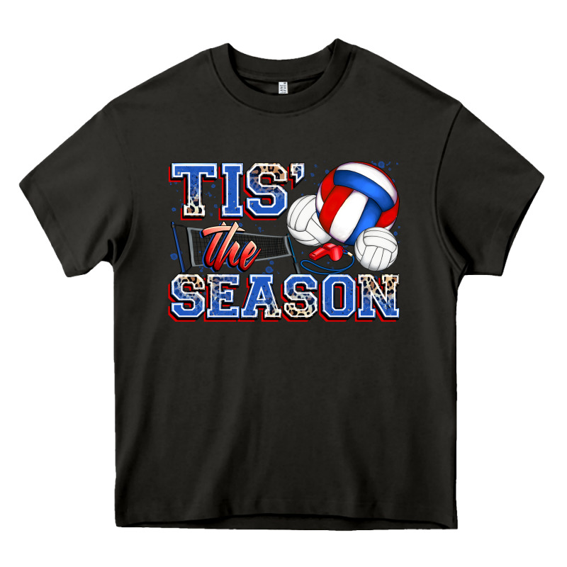 Tis' The Season Volleyball Heavy Core Tee by Zillion Design Studio | Teevron
