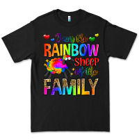 Black i am the rainbow sheep of the family Premium Tee - Zillion Design Studio