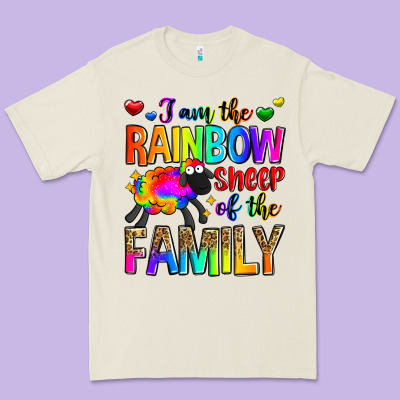 I Am The Rainbow Sheep Of The Family Premium Tee Designed By Zillion Design Studio