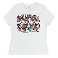 White dental squad Ladies Tee - Zillion Design Studio