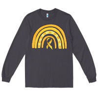 Smoke childhood cancer awareness rainbow Long Sleeve Tee - MaliasSmallBusiness