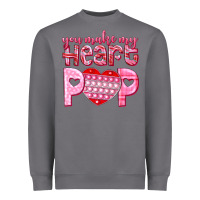 Storm you make my heart pop Heavyweight Sweatshirt - NancyCooperArtShop