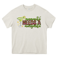 Cream mamacita needs a margarita mothers day Heavy Core Tee - texasbilliewilder