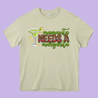 Mamacita Needs A Margarita Mothers Day Heavy Core Tee Designed By Texasbilliewilder