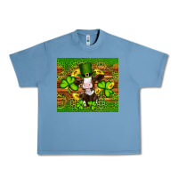 Pebble Blue st patricks day cow Urban Heavy Tee - Artiststas