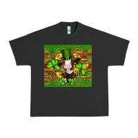 Pigment Black st patricks day cow Urban Heavy Tee - Artiststas