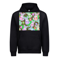 Black Easter bunny and egg Urban Hoodie - CowGirlArtShop