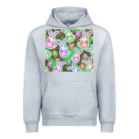 Heather Grey Easter bunny and egg Urban Hoodie - CowGirlArtShop