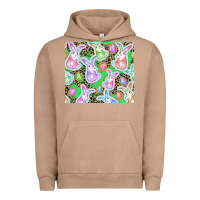 Pigment Burro Easter bunny and egg Urban Hoodie - CowGirlArtShop