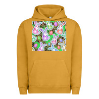 Pigment Peanut Butter Easter bunny and egg Urban Hoodie - CowGirlArtShop