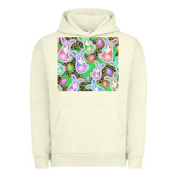 Pigment Pistachio Easter bunny and egg Urban Hoodie - CowGirlArtShop