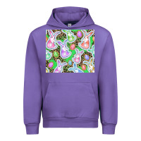 Tulip Easter bunny and egg Urban Hoodie - CowGirlArtShop
