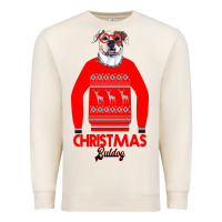 Sandshell Christmas Buldog Premium Sweatshirt - Bettercallsaul