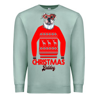 Christmas Buldog Premium Sweatshirt | Teevron