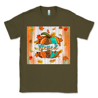 Army Green blessed pumpkin Classic Tee - NancyCooperArtShop