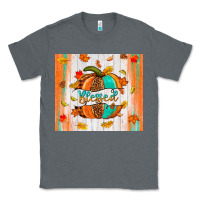Charcoal Heather blessed pumpkin Classic Tee - NancyCooperArtShop