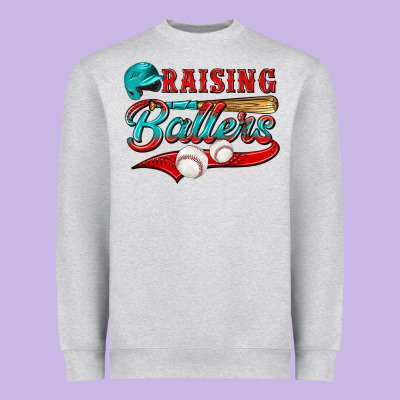 Raising Ballers Heavyweight Sweatshirt Designed By Nancycooperartshop