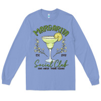 Colony Blue margarita social club Long Sleeve Tee - MaliasSmallBusiness