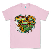 Bubblegum Pink South Carolina State Map Classic Tee - RanaPortraitStore