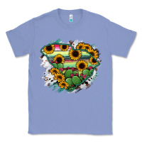 Colony Blue South Carolina State Map Classic Tee - RanaPortraitStore