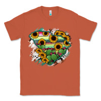 Copper South Carolina State Map Classic Tee - RanaPortraitStore