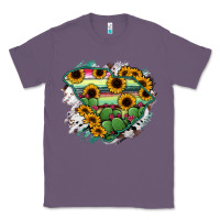 Lavender South Carolina State Map Classic Tee - RanaPortraitStore