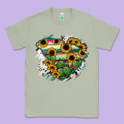South Carolina State Map Classic Tee Designed By Ranaportraitstore