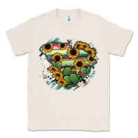 Natural South Carolina State Map Classic Tee - RanaPortraitStore