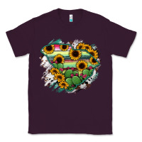 Plum South Carolina State Map Classic Tee - RanaPortraitStore